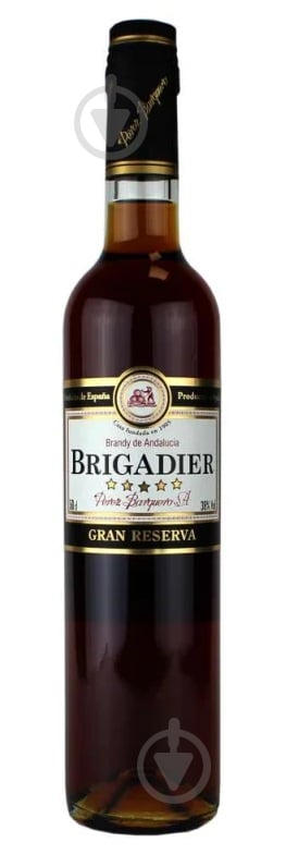Бренді Brigadier Grand Reserva 5* 38% 0,5 л - фото 1