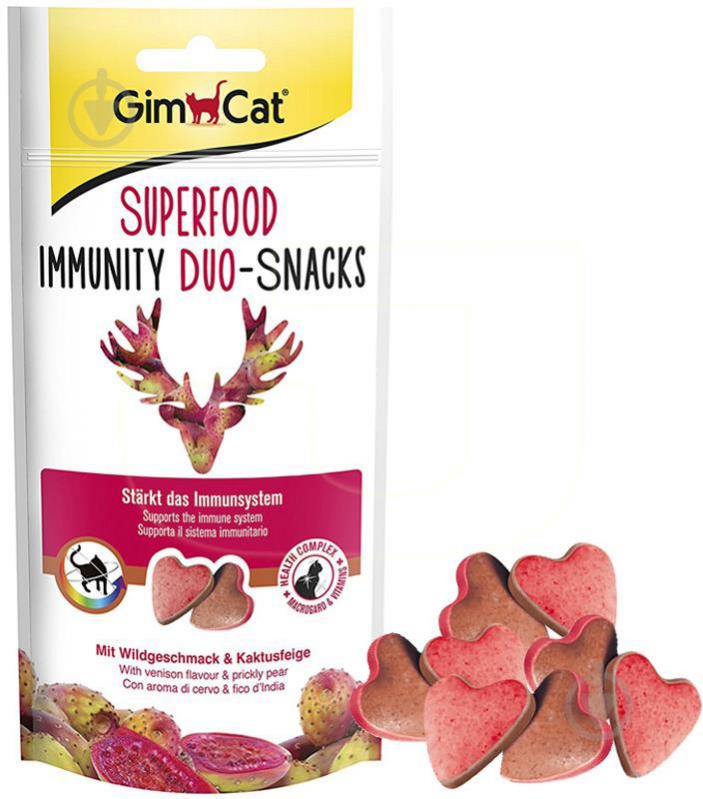 Снеки Gimpet Superfood Immunity дичь и опунция 40 г - фото 2