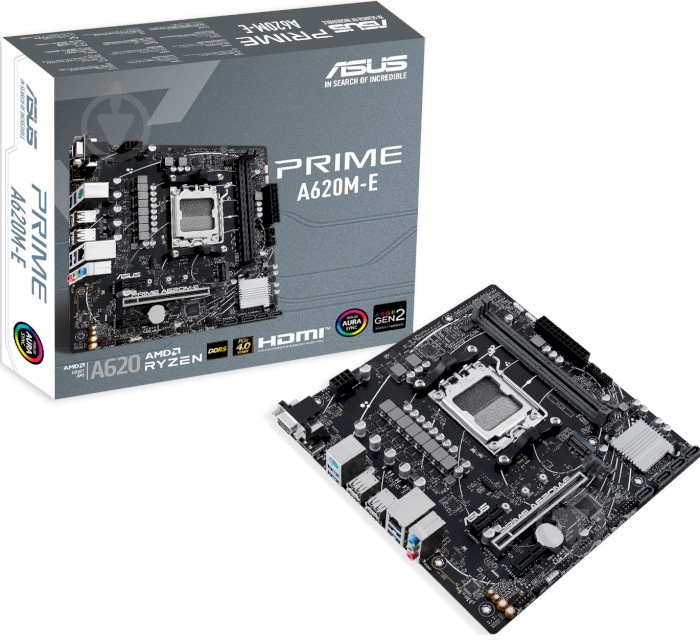 Материнская плата Asus PRIME A620M-E (Socket AM5, AMD A620, micro ATX) - фото 8