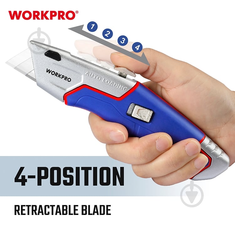 Нож WORKPRO WP213012 - фото 4