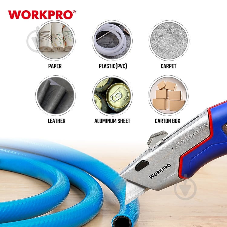 Нож WORKPRO WP213012 - фото 8