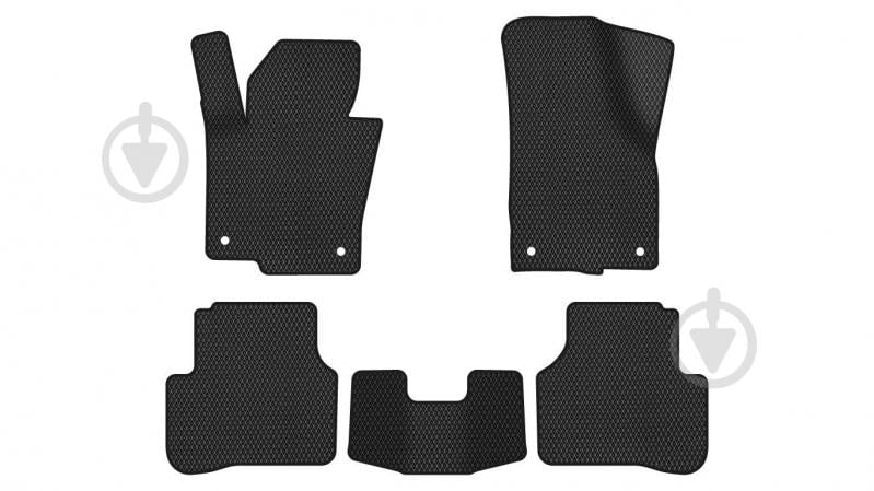 Килимки автомобільні EVAtech Volkswagen Passat (B6) (with armrest) 2005-2010 (VW3264CN5AV4RBB) універсальні - фото 1