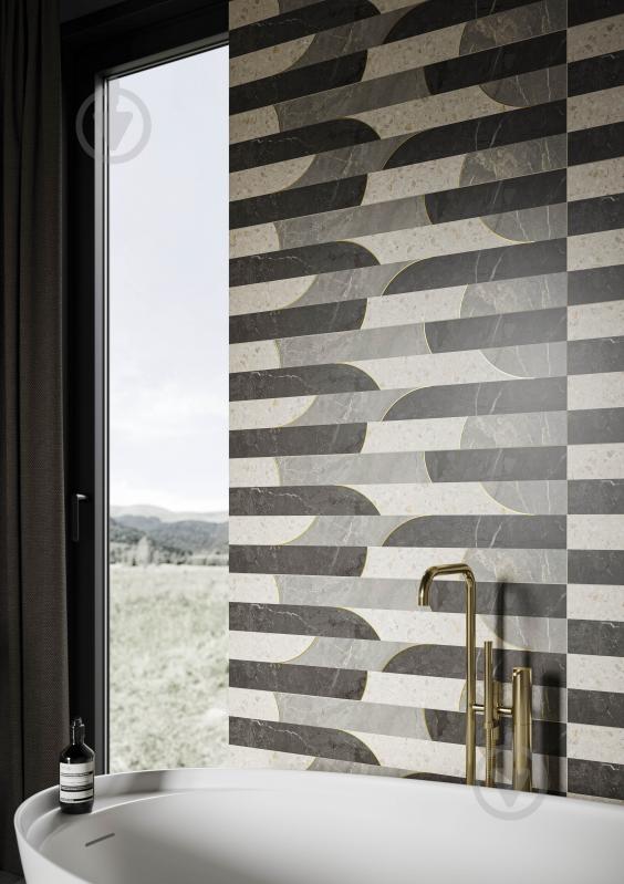 Плитка Ceramika Paradyz Magical time grey decor ret mat 29,8х89,8 см - фото 5