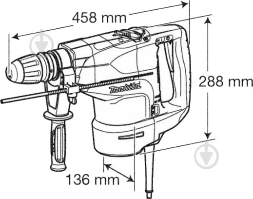 Перфоратор Makita HR4511C - фото 3