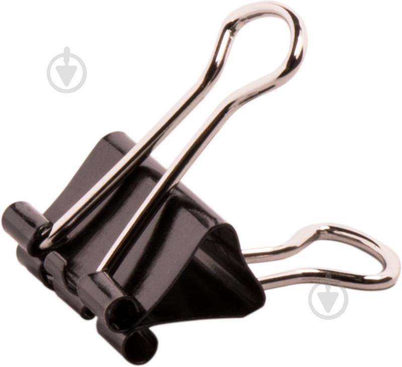 Біндер 15 мм 12 шт. чорний - фото 1