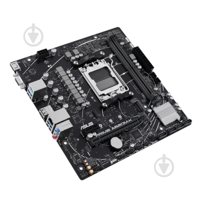 Материнская плата Asus PRIME A620M-K (Socket AM5, AMD A620, micro ATX) - фото 3