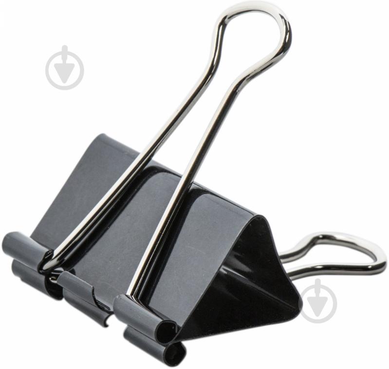 Биндер 32 мм 12 шт. черный - фото 1