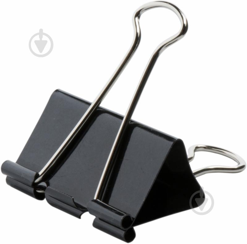 Биндер 51 мм 12 шт черный - фото 1 Биндер 51 мм 12 шт черный - фото 1