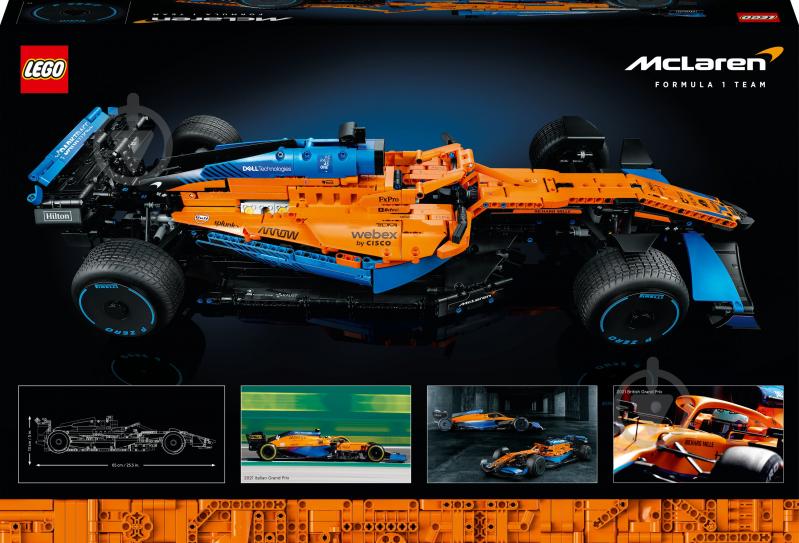 Конструктор LEGO Technic Гоночный автомобиль McLaren Formula 1 42141 - фото 2