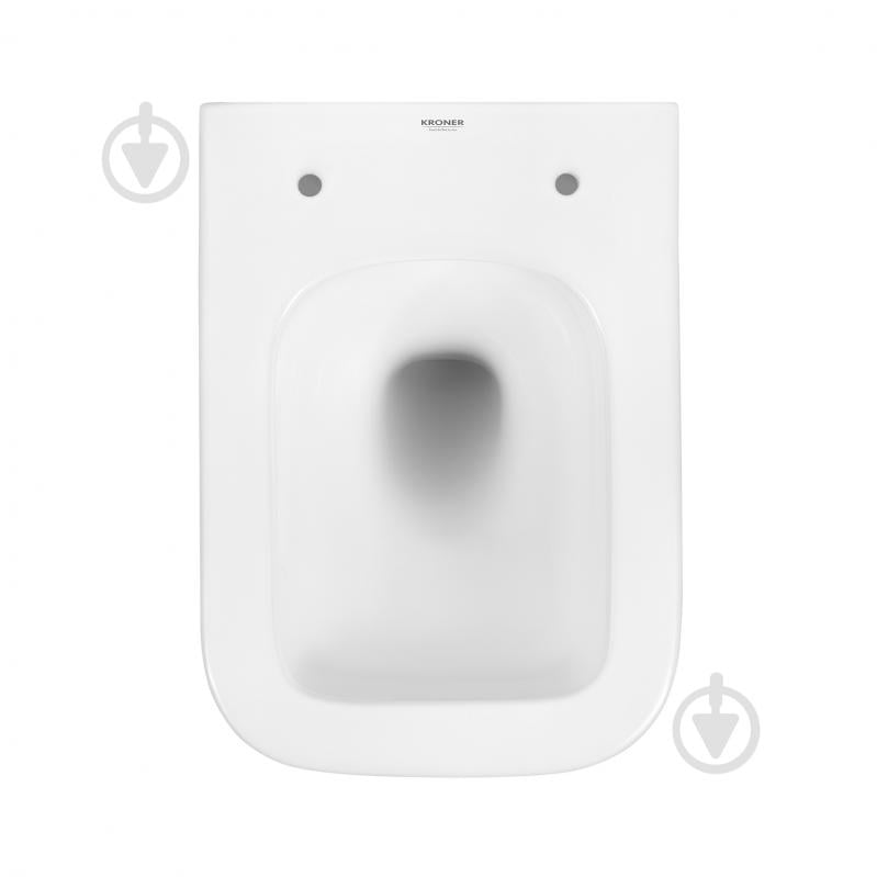 Унітаз підвісний Kroner безобідковий Eifel WHI483429 TORNADO з сидінням (KE483429WHIT) - фото 12 Унітаз підвісний Kroner безобідковий Eifel WHI483429 TORNADO з сидінням (KE483429WHIT) - фото 12