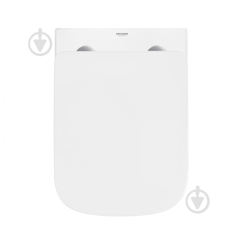 Унітаз підвісний Kroner безобідковий Eifel WHI483429 TORNADO з сидінням (KE483429WHIT) - фото 13 Унітаз підвісний Kroner безобідковий Eifel WHI483429 TORNADO з сидінням (KE483429WHIT) - фото 13