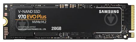 УЦІНКА! SSD-накопичувач Samsung 970 EVO PLUS NVME 250GB M.2 PCI EXPRESS 3.0 X4 3D V-NAND (MZ-V7S250BW) (УЦ №135) - фото 1