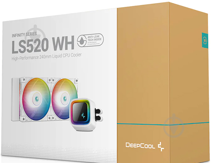 Система водяного охолодження Deepcool LS520 White (R-LS520-WHAMNT-G-1) - фото 6