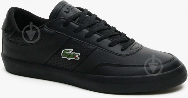 Кросівки чоловічі демісезонні Lacoste COURT-MASTER 0721 1 CMA 741CMA003602H р.41,5 чорні - фото 1