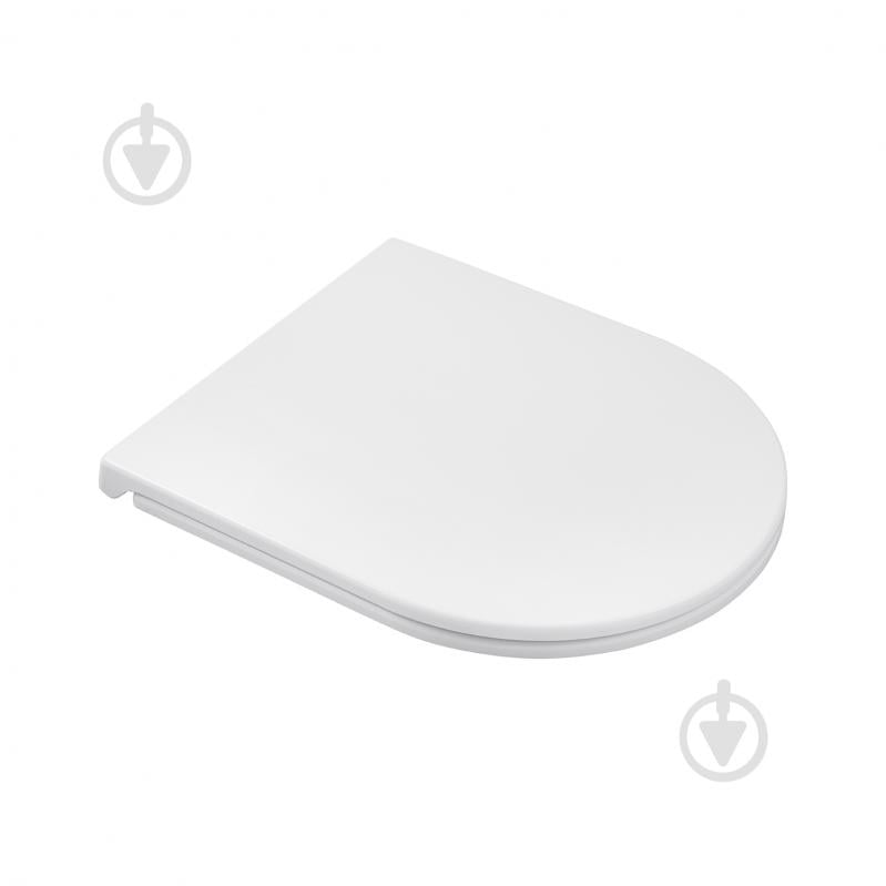 Унитаз подвесной Kroner безободковый Harz WHI493736 RIMLESS с сидением Slim Duroplast / Soft-close / - фото 3 Унитаз подвесной Kroner безободковый Harz WHI493736 RIMLESS с сидением Slim Duroplast / Soft-close / - фото 3