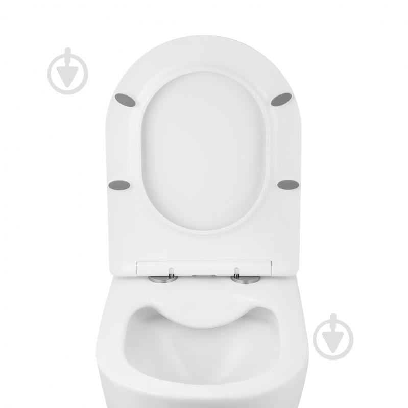 Унитаз подвесной Kroner безободковый Harz WHI523632 RIMLESS с сидением (KH523632WHIR) - фото 10 Унитаз подвесной Kroner безободковый Harz WHI523632 RIMLESS с сидением (KH523632WHIR) - фото 10