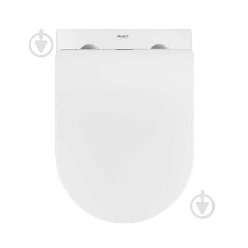 Унитаз подвесной Kroner безободковый Harz WHI523632 RIMLESS с сидением (KH523632WHIR) - фото 13 Унитаз подвесной Kroner безободковый Harz WHI523632 RIMLESS с сидением (KH523632WHIR) - фото 13