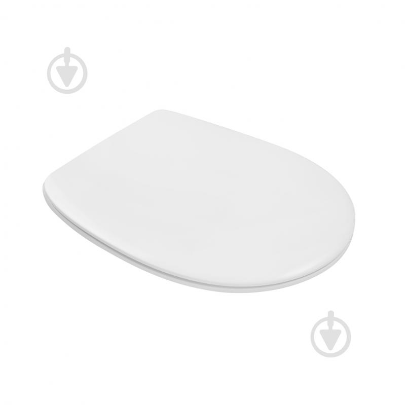 Унітаз підвісний Kroner безобідковий Oker WHI533536 RIMLESS з сидінням (KO533536WHIR) - фото 2