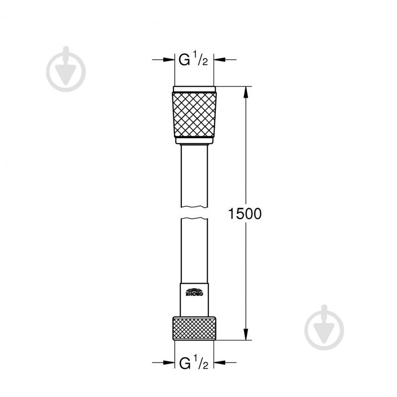 Шланг для душу Grohe QuickFix VitalioFlex Trend 287412432 - фото 2