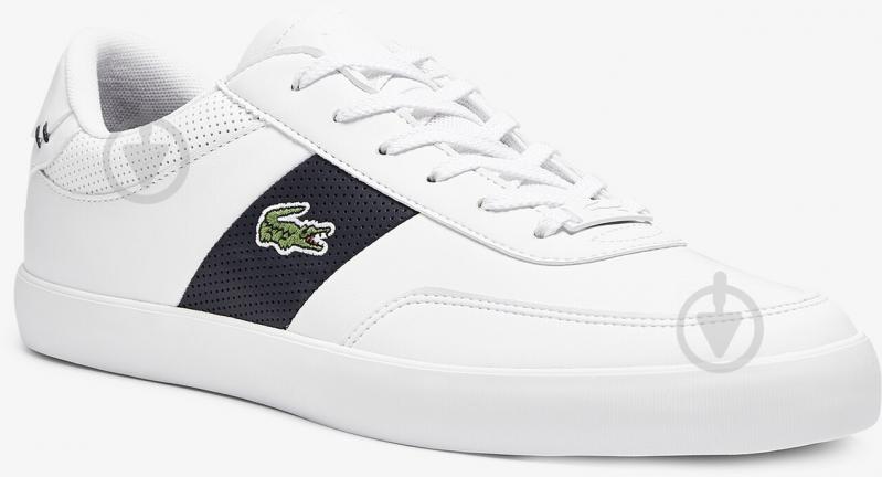 Кросівки чоловічі демісезонні Lacoste COURT-MASTER 0721 1 CMA 741CMA0036042 р.44,5 білі - фото 1