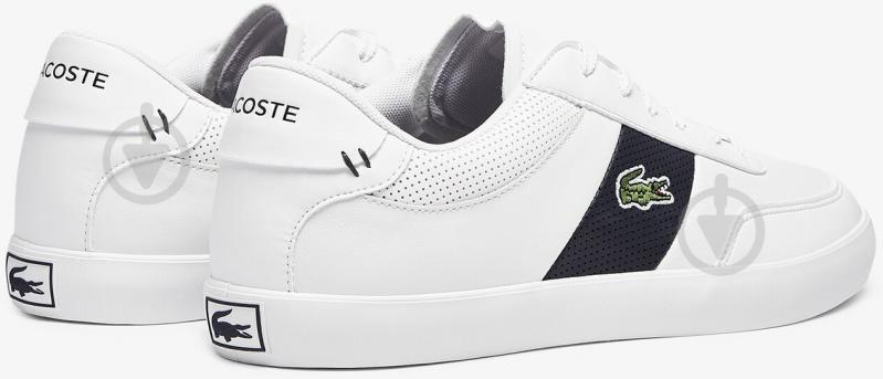 Кроссовки мужские демисезонные Lacoste COURT-MASTER 0721 1 CMA 741CMA0036042 р.44,5 белые - фото 3