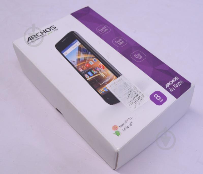 УЦЕНКА! Смартфон Archos NEON 40 0,512/8GB BLACK (573144) (УЦ №135) - фото 3