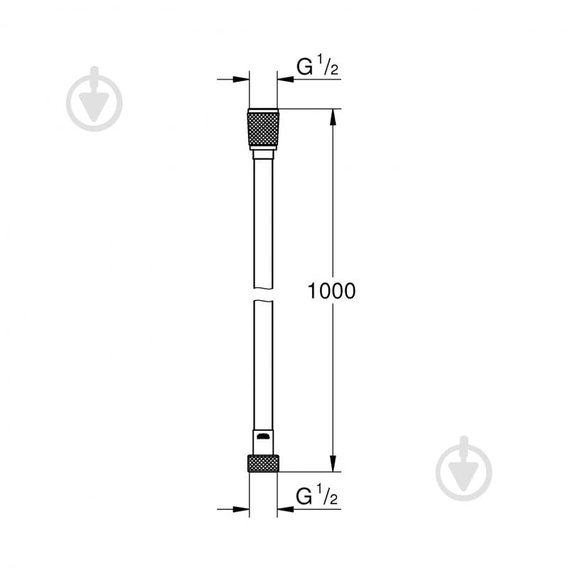 Шланг для душа Grohe VitalioFlex Silver TwistStop 1000 мм 22111000 - фото 2 Шланг для душа Grohe VitalioFlex Silver TwistStop 1000 мм 22111000 - фото 2
