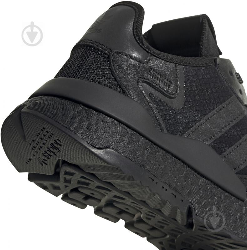 Кросівки чоловічі демісезонні Adidas NITE JOGGER FV1277 р.40 2/3 чорні - фото 6