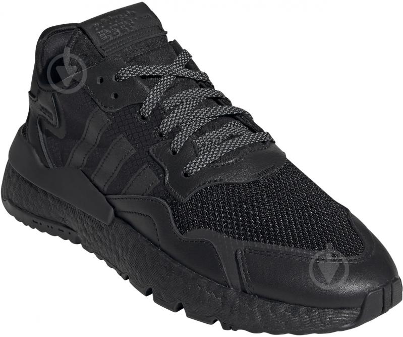 Кросівки чоловічі демісезонні Adidas NITE JOGGER FV1277 р.40 2/3 чорні - фото 4