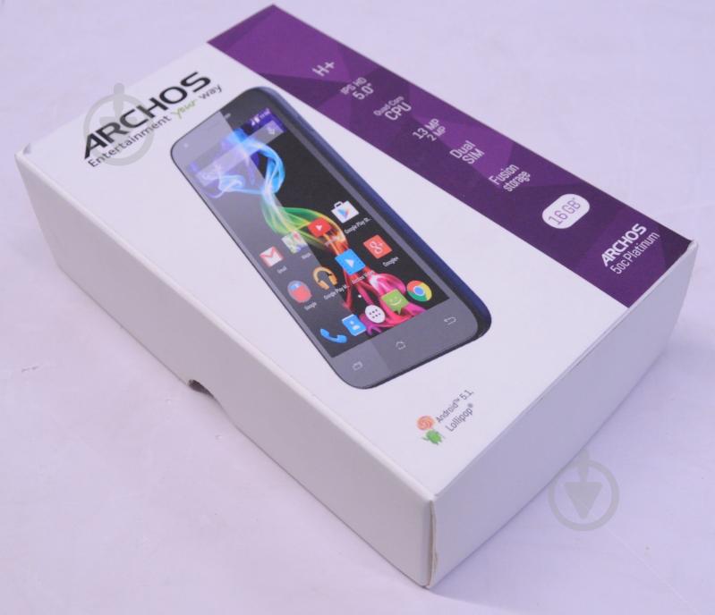 УЦЕНКА! Смартфон Archos PLATINUM 50C 1/8GB BLACK (573249) (УЦ №135) - фото 4