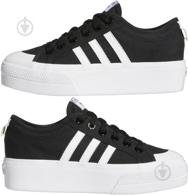 Кеды Adidas NIZZA PLATFORM W FV5321 р.36 черный - фото 5