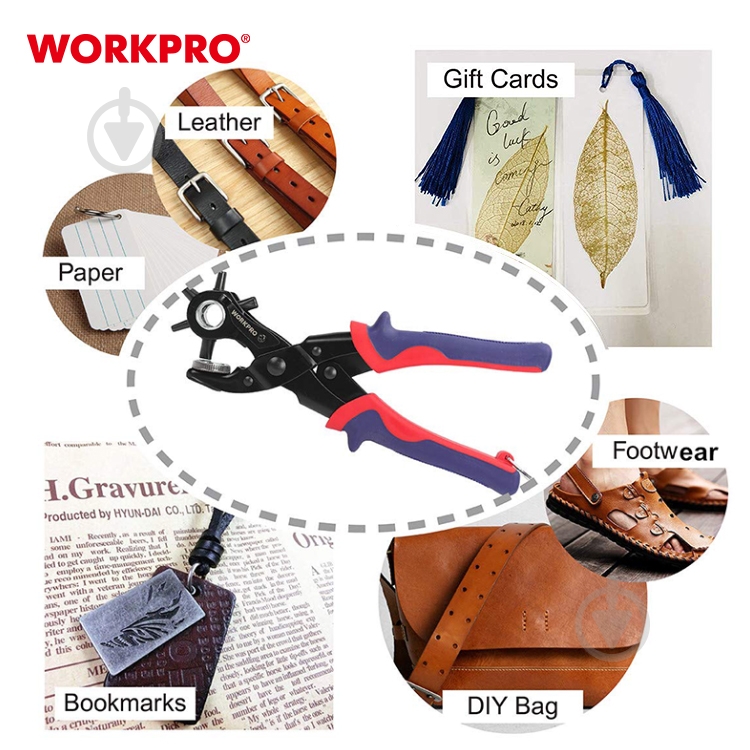 Просекатель отверстий WORKPRO WP231078 - фото 12