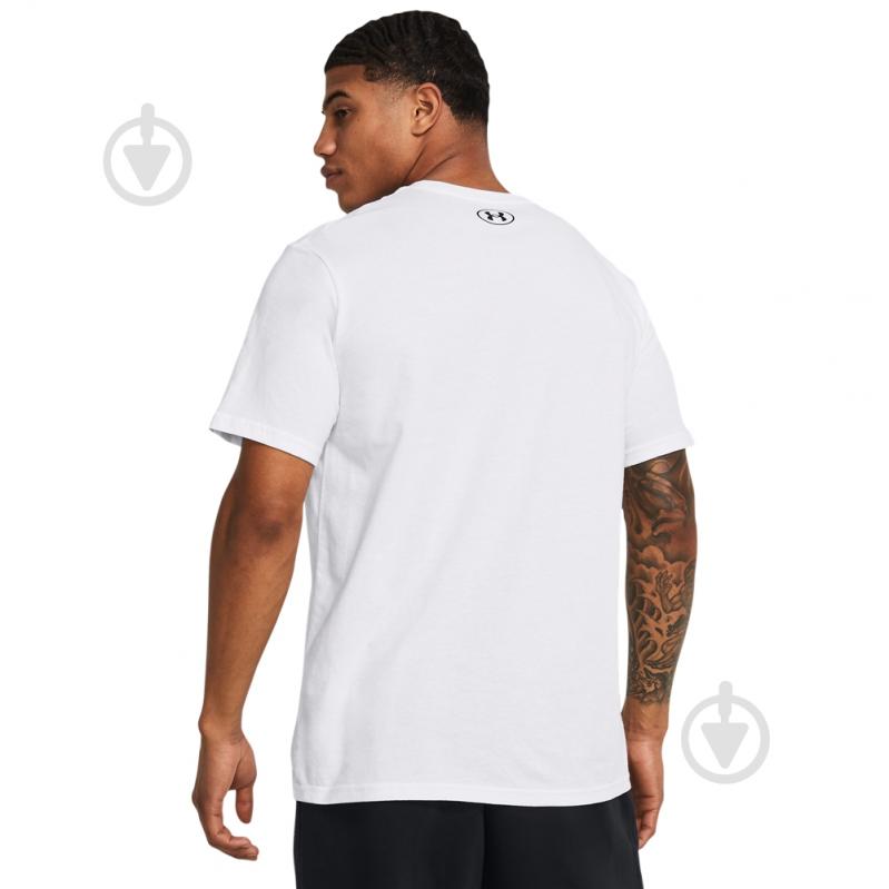 Футболка Under Armour GL FOUNDATION UPDATE SS 1382915-100 р.XL белый - фото 2