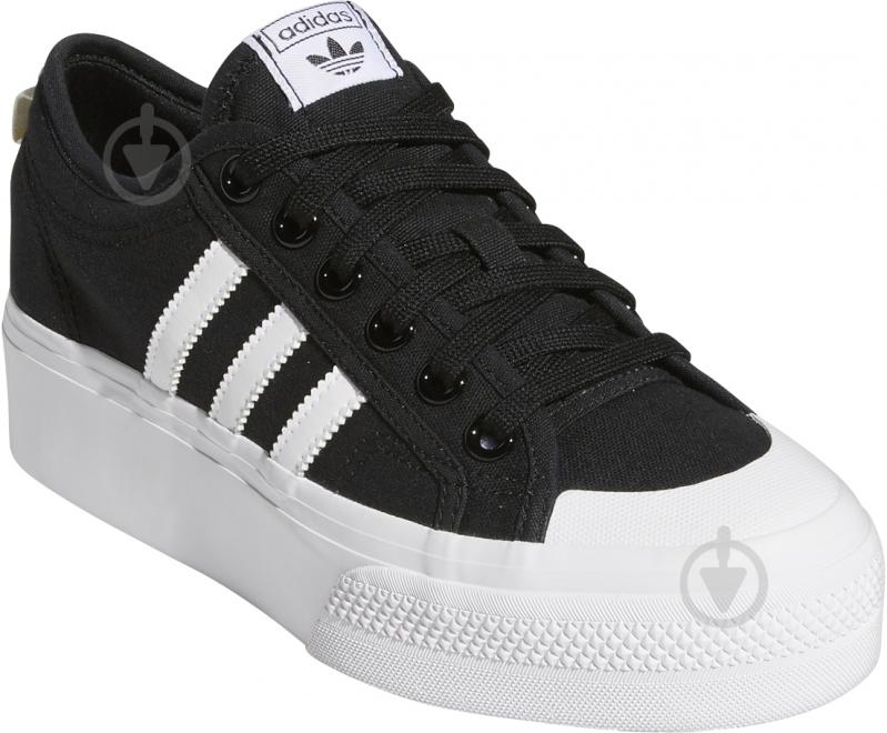 Кеды Adidas NIZZA PLATFORM W FV5321 р.38 2/3 черный - фото 4