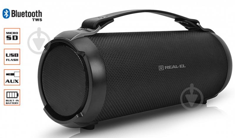 Акустична система Real-el X-707 Black 2.0 black (EL121600009) - фото 7