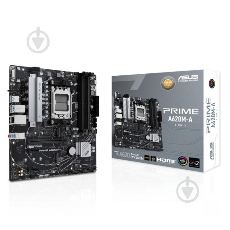 Материнская плата Asus PRIME A620M-A-CSM (Socket AM5, AMD A620, ) - фото 4 Материнская плата Asus PRIME A620M-A-CSM (Socket AM5, AMD A620, ) - фото 4