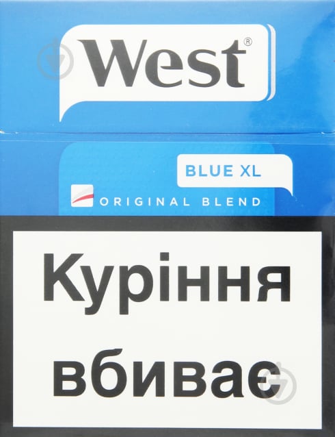 Сигарети West Blue XL 25 шт. (4030600199657) - фото 1