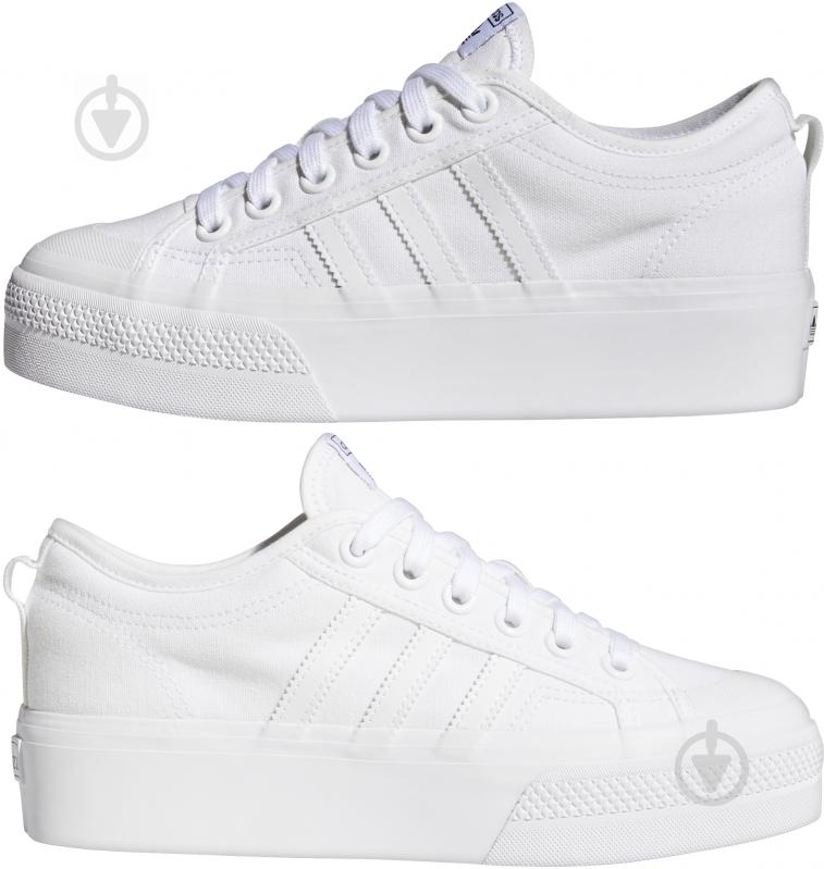 Кеды Adidas NIZZA PLATFORM W FV5322 р.36 белый - фото 5