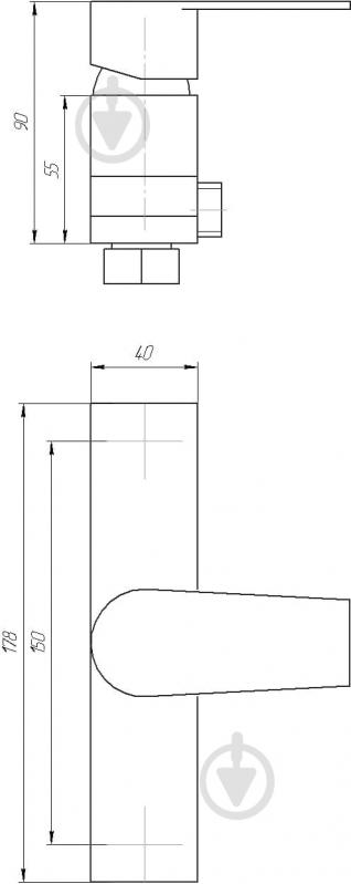 Смеситель для душа Globus Lux SHM-105-M - фото 2