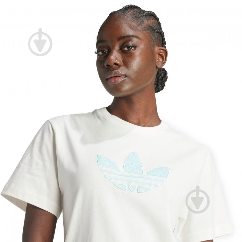 Футболка Adidas MONOGRAM TEE IS3867 р.L белый - фото 3