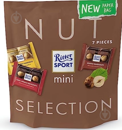 Шоколадный набор Ritter Sport Ассорти Ореховый микс - фото 1