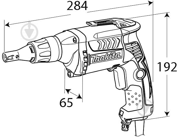 Шуруповерт мережевий Makita для гіпсокартону FS4300JX2 - фото 3