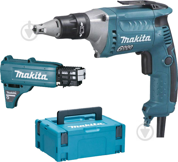 Шуруповерт мережевий Makita для гіпсокартону FS6300JX2 - фото 6