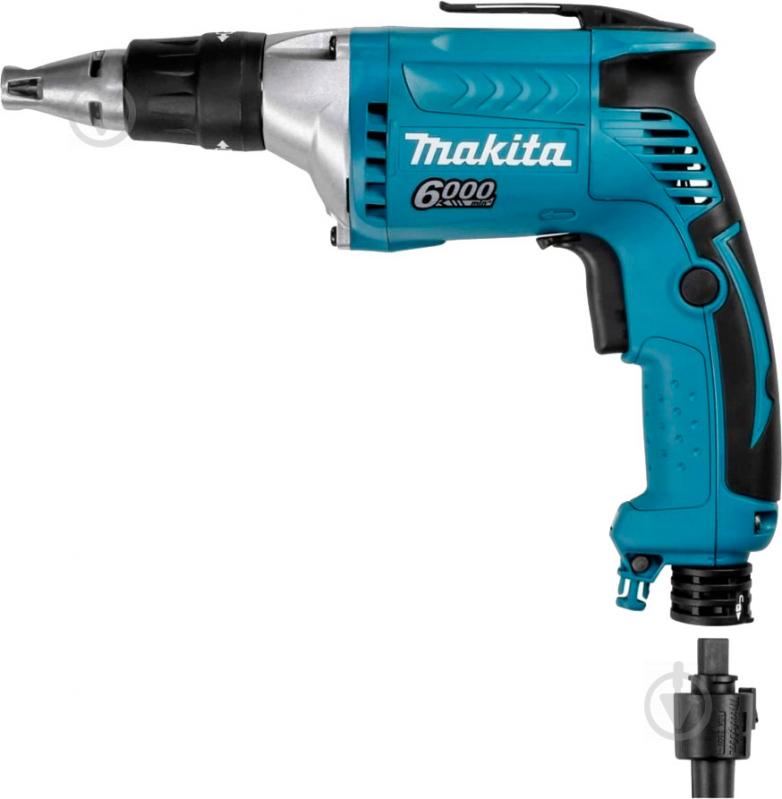 Шуруповерт мережевий Makita для гіпсокартону FS6300JX2 - фото 5