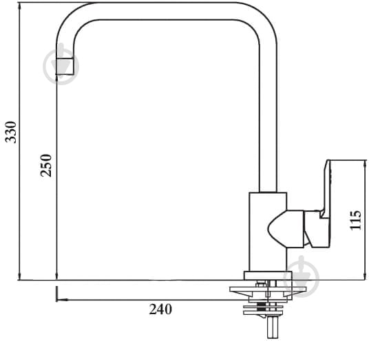 Змішувач для кухні Globus Lux SUS-203L - фото 2 Змішувач для кухні Globus Lux SUS-203L - фото 2