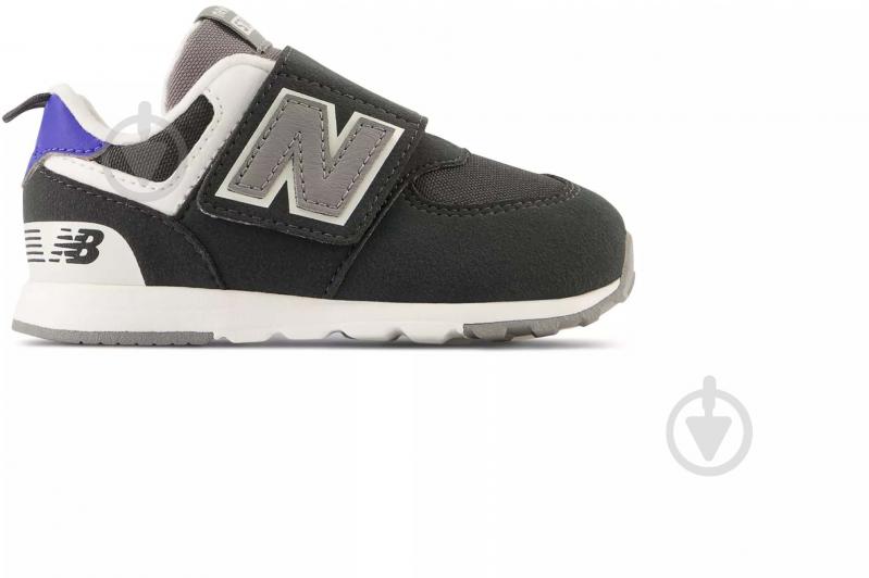 Кроссовки детские демисезонные New Balance NW574MB1 NW574MB1 р.22,5 черные - фото 1