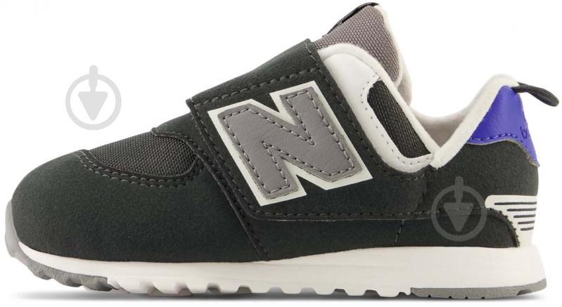 Кроссовки детские демисезонные New Balance NW574MB1 NW574MB1 р.22,5 черные - фото 2