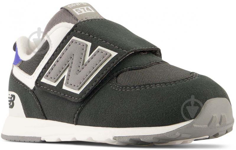 Кроссовки детские демисезонные New Balance NW574MB1 NW574MB1 р.22,5 черные - фото 4