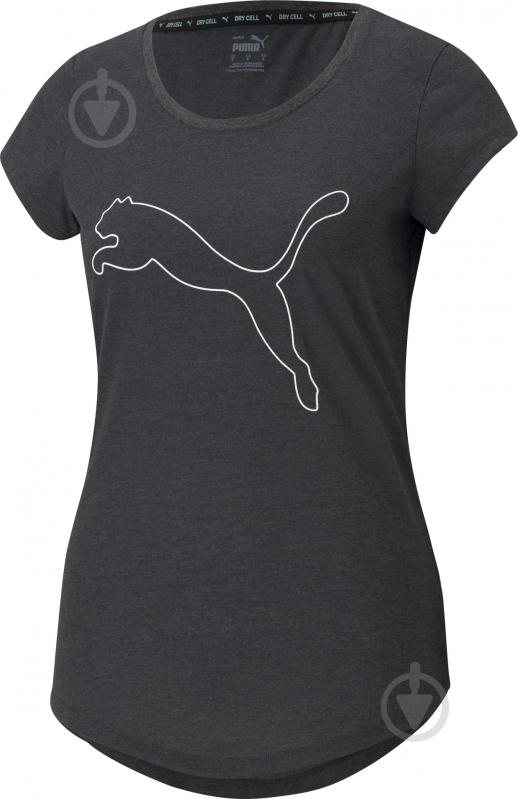 Футболка Puma PERFORMANCE HEATHER CAT TEE 52032007 р.S черный - фото 1