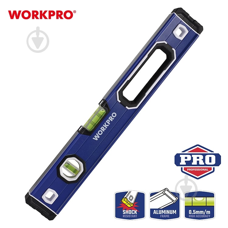 Уровень 40 см WORKPRO WP262019 - фото 2